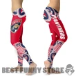 Florida Panthers Leggings - Colorful Summer With Wave - NCAA