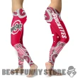 Ohio State Buckeyes Leggings - Colorful Summer With Wave - NCAA
