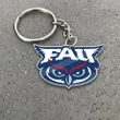 Florida Atlantic Owls Football Keychain -  Polynesian Tatto Circle Crest - NCAA