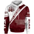 Mississippi State Bulldogs Logo Hoodie Cross Style - NCAA