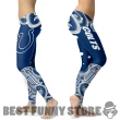 Indianapolis Colts Leggings - Colorful Summer With Wave - NCAA