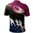 Rugby Anzac Day Polo Shirt Brisbane Broncos Style 04