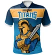 Gold Coast Titans Polo Shirt Away & Home 2021 Personalized