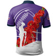 Rugby Anzac Day Polo Shirt Melbourne Storm Style 01