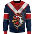 Sydney Roosters Sweatshirt Home & Away 2021 Personalized
