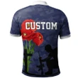 Personalized Rugby Anzac Day Polo Shirt New Zealand Warriors Style 02