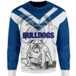 Canterbury-Bankstown Bulldogs Sweatshirt Home & Away 2021 Personalized