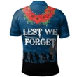 Rugby Anzac Day Polo Shirt Gold Coast Titans Style 09