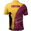 Personalized Rugby Anzac Day Polo Shirt Brisbane Broncos Style 10