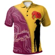 Personalized Rugby Anzac Day Polo Shirt Brisbane Broncos Style 10