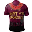 Rugby Anzac Day Polo Shirt Brisbane Broncos Style 09