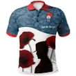 Rugby Anzac Day Polo Shirt Newcastle Knights Style 03