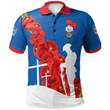 Rugby Anzac Day Polo Shirt Newcastle Knights Style 01