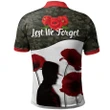 Rugby Anzac Day Polo Shirt Penrith Panthers Style 03
