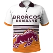 Brisbane Broncos Polo Shirt Away & Home 2021 Personalized