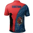 Personalized Rugby Anzac Day Polo Shirt Sydney Roosters Style 10