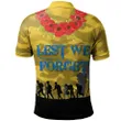 Rugby Anzac Day Polo Shirt Parramatta Eels Style 09