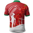 Rugby Anzac Day Polo Shirt South Sydney Rabbitohs Style 01