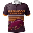 Brisbane Broncos Polo Shirt Home & Away 2021 Personalized