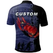 Personalized Rugby Anzac Day Polo Shirt New Zealand Warriors Style 08