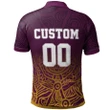 Brisbane Broncos Indigenous Polo Shirt Personalized NRL 2020