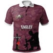 Personalized Rugby Anzac Day Polo Shirt Manly-Warringah Sea Eagles Style 02