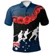 Rugby Anzac Day Polo Shirt Sydney Roosters Style 04