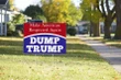 Dump Trump 2020 Yard Sign #Election2020