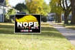 Nope Yard Sign #Election2020