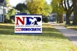 Vote Democratic Yard Sign Nebraska Democratic Party #Election2020