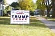 Trump Pence 2020 Yard Sign Custom Family Name #Election2020