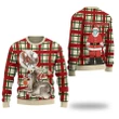 Ugly Christmas Sweater Reindeer Santa First Pandemic