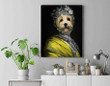Portrait Of A Lady Young Girl Custom Pet Canvas
