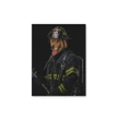 Portrait Of A Firefighter SWHFD Custom Pet Canvas