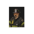 Portrait Of A Firefighter SWFD Custom Pet Canvas