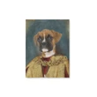 Portrait Of A King In Europe Custom Pet Canvas