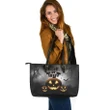 Halloween Leather Tote Bag Trick Or Treat #Halloween