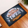 Happy Halloween Doormat Pumpkin Moon Bat #Halloween