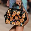 Beauty Halloween Pumpkin Shoulder Handbag For Women #Halloween
