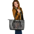 Scary Karen Halloween Leather Tote Bag #Halloween