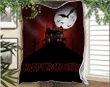 Happy Halloween Fleece Blanket Dark Castle #Halloween