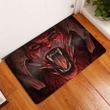 Halloween Angry Demon Face Doormat #Halloween