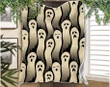 Cute Ghosts Pattern Fleece Blanket #Halloween