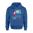 I'm A Simple Girl I Love Cats Camping And Wine Hoodie