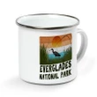 Everglades Campfire Mug Vintage Sunset