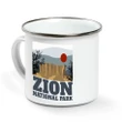 Zion Campfire Mug Vintage Sunset