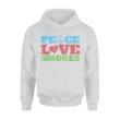 Hippie Camping Camper S Mores Peace Love Smores Hoodie