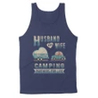 Husband And Wife Camping Partners For Life Heart Car Love Valentine Tank