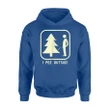 I Pee Outside Sign Funny Camping Hiking Outdoor Hoodie