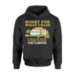 Funny Camping Rv Couples Campers Outdoor Hoodie